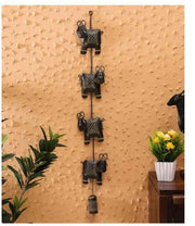 Handcrafted cow bell hanging wall decor