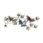 Metal Multicolour Butterfly Wall Decor Led Wall Art