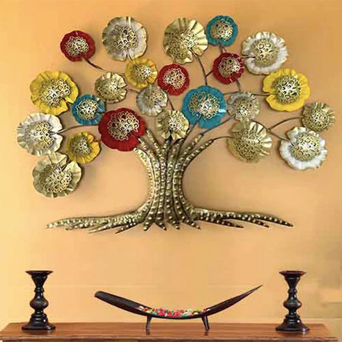 Multicolor 6 Ft. Metal Tree Led Wall Art – ItStyle Store