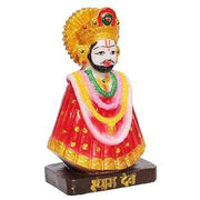 Multicolor  Khatu Shyam Baba Idol with Mor Pankh for Home Temple Pooja Idol