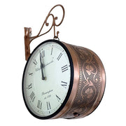 Metal Antique Railway Wall Clock