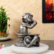 Shivling Ganesha Table Decor Polyresin Showpiece