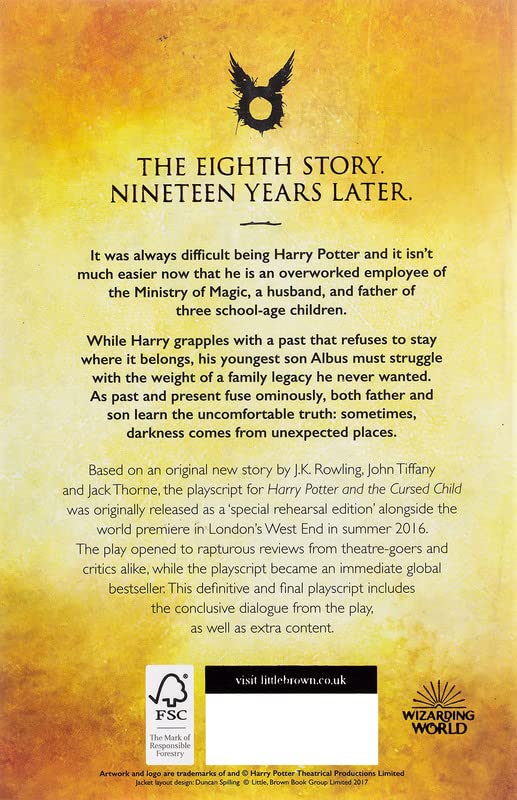 Harry Potter And The Cursed Child - Parts One And Two