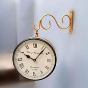 Metal Antique Railway Wall Clock