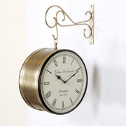 Metal Antique Railway Wall Clock