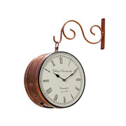 Metal Antique Railway Wall Clock