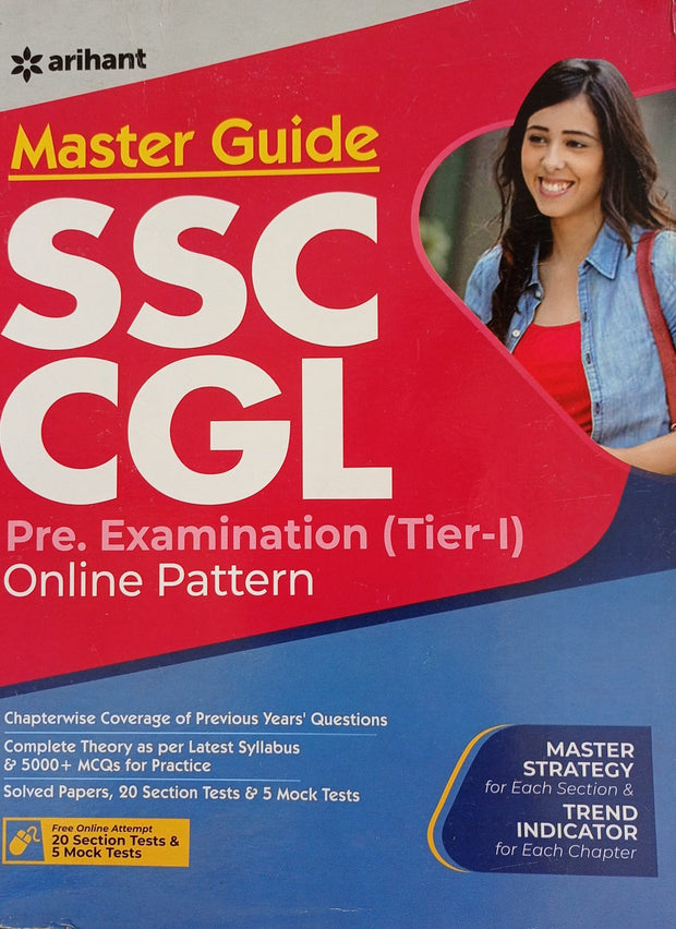 Master Guide For SSC CGL Pre. Examination (Tier-1) Online Pattern  (Paperback, ARIHANT PUBLICATION)